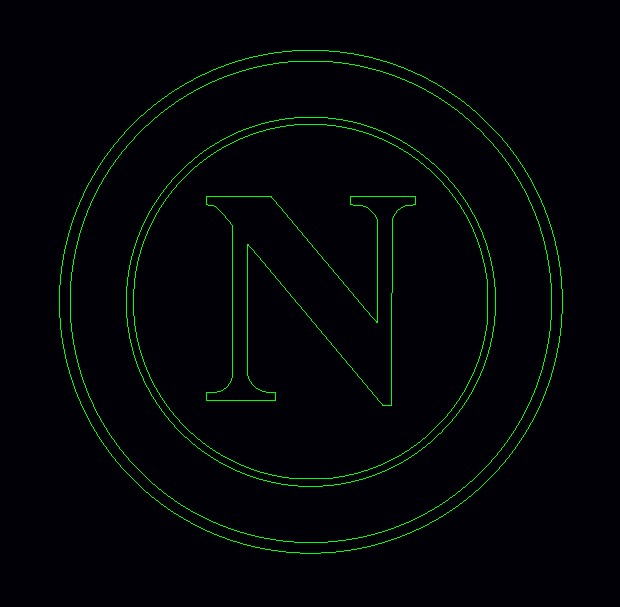 SSC Napoli-LOGO-DXF-file