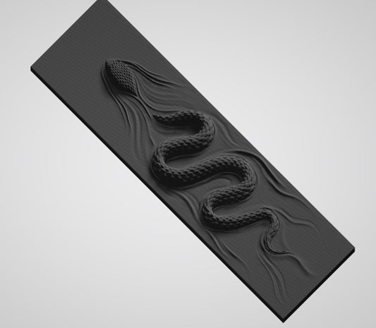 SNAKE - Digital 3D STL File for 3D Printing and CNC